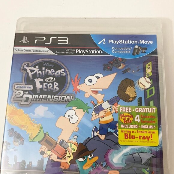 Playstation PS3 Phineas and Ferb Across the 2nd Dimension Video Game Disney - Picture 9 of 13